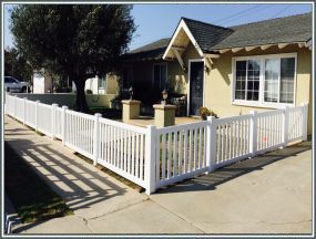 3' tall closed style picket
