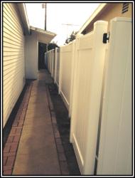 Vinyl fencing