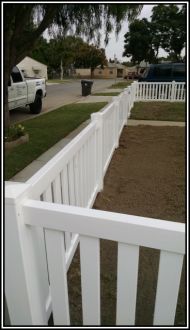 Vinyl fencing